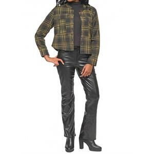 NEW TULIP CLOTHING jewel long sleeve jacket in prague flannel